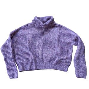 Lucky Brand Lavender Turtleneck Sweater